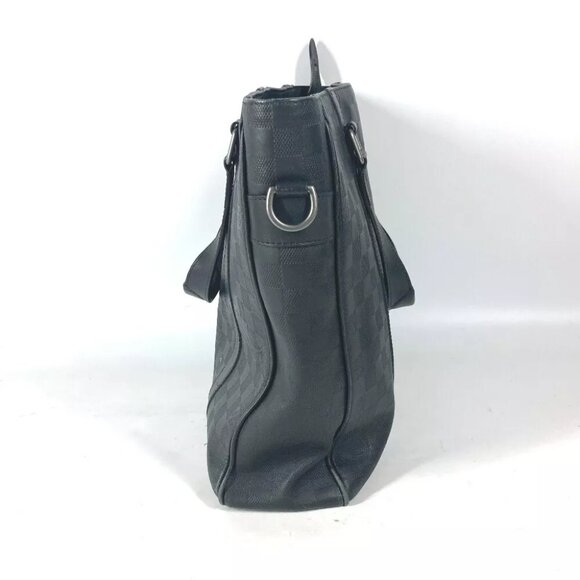 LOUIS VUITTON N41269 Damier Infini Tadao PM 2WAY Shoulder Bag Crossbody Tote Bag - Picture 5 of 13